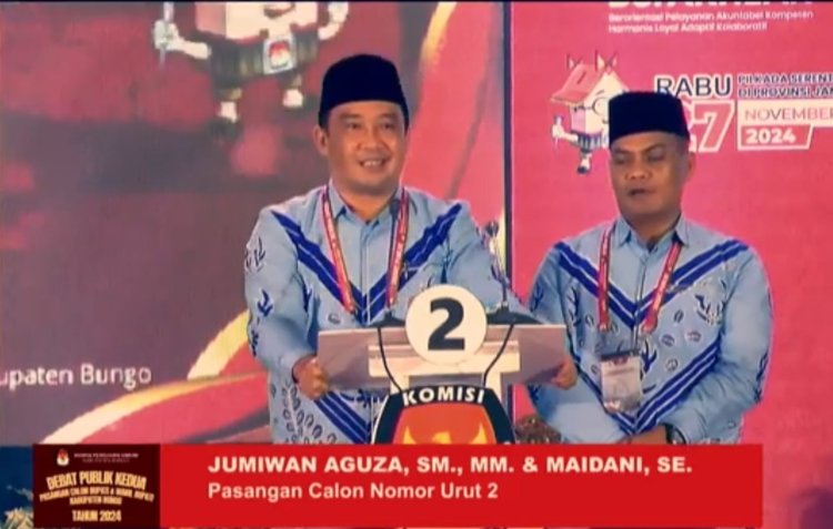Mantap!! Jumiwan - Maidani Tampil Sangat Baik di Debat Kedua