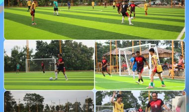 Jumiwan Mengisi masa Senggang dengan Bermain Mini Soccer