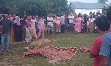 Pria Paruh Baya Ditemukan Tewas di Lapangan Sepakbola Candi, Bungo, Warga Heboh