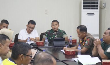 Hadiri Rakor, Dandim 0416/Bute Tegaskan Komitmen TNI Dukung Pemberantasan PETI di Bungo