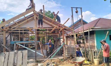 Satgas TMMD ke-123 Kodim 0416/Bute Berikan Akses Air Bersih bagi Warga Desa Teluk Kuali