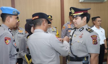 Sertijab Kasat Reskrim dan Kapolsek, Kapolres Bungo Tekankan Pentingnya Soliditas dan Komunikasi