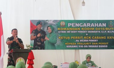 Dandim 0416/Bute Kunjungi "Macan Kota" Tekankan Profesionalisme dan Peran Sosial Prajurit