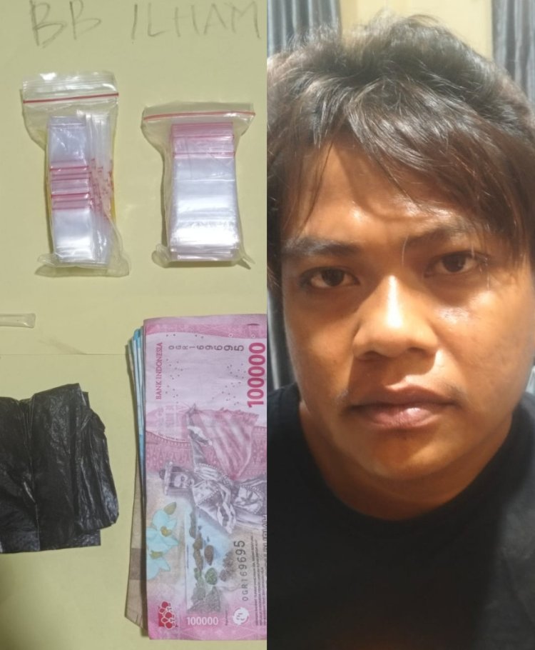Polres Bungo Tangkap Pengedar Sabu di Pusat Jalo, Barang Bukti 7,08 Gram Diamankan