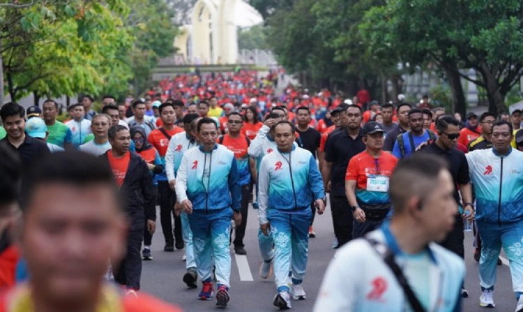 Riau Bhayangkara Run 2025 Sukses Digelar, Ribuan Peserta Meriahkan Event Lari Terbesar di Sumatera