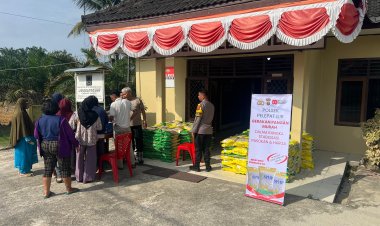 Polsek Pelepat Ilir Gelar Gerakan Pangan Murah, Hingga Kini Salurkan 4,2 Ton Beras untuk Ringankan Beban Warga