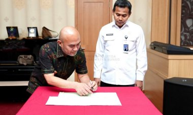 Aset Pemkab Bungo Ini Resmi Jadi Milik Kementerian Imigrasi dan Pemasyarakatan