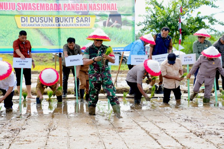 Dandim 0416/Bute: Babinsa Siap Dampingi Petani Wujudkan Swasembada Pangan
