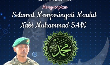 Selamat Milad Nabi Muhammad SAW, Semoga  semoga kita Senantiasa Meneladani Akhlaknya Menegakkan Sunnahnya