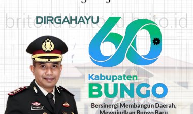 UCAPAN HARI JADI KABUPATEN BUNGO KE 60