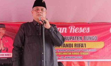 Gusriyandi Rifa'i: Di Usia 60, Bungo Harus Bangkit dan Bergerak Lebih Cepat