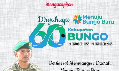 Ucapan Selamat HUT Kabupaten Bungo ke-60