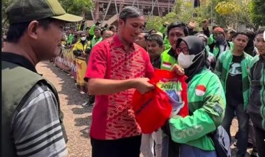 Edi Purwanto Temui Komunitas Ojol Jambi, Dukung Aspirasi Potongan Aplikasi Maksimal 10 Persen