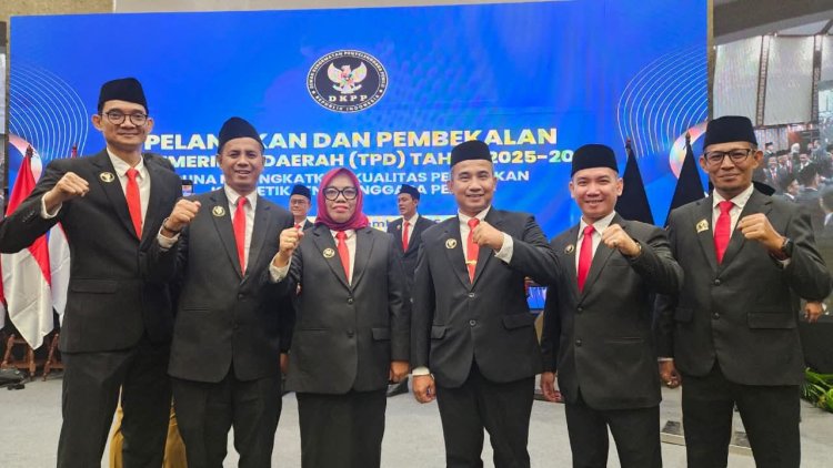 Ketua DKPP RI Lantik TPD Sumsel Periode 2025-2026 Handoko: Ini Amanah yang Kedua...