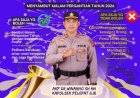 Sambut Tahun Baru 2026, Kapolsek Pelepat Ilir Imbau Warga Rayakan dengan Aman dan Bermakna