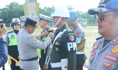 WASPADA! Pengamanan Nataru: Polres Bungo Gelar Apel Pasukan Operasi Lilin 2025