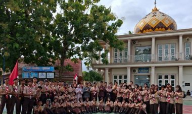 Teguhkan Dasa Darma: 75 Siswa SMAN 1 Bungo Resmi Dilantik ke Tingkat Pramuka Laksana
