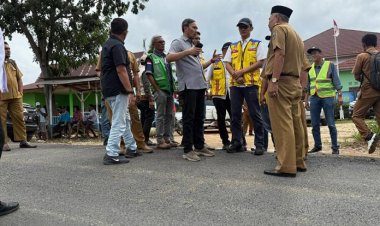 Edi Purwanto Pastikan Jalan Inpres Lima Desa di Sarolangun Berkualitas dan Tepat Sasaran