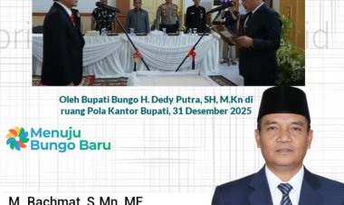BPKAD Bungo Ucapkan Selamat dan Sukses untuk Sekda Definitif Baru