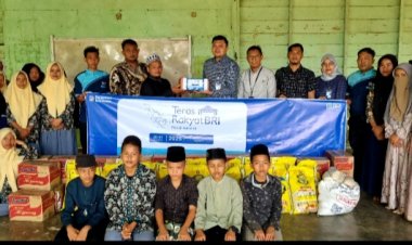 Wujud Peduli Sosial, BRI BO Bangko Salurkan Bantuan Pangan