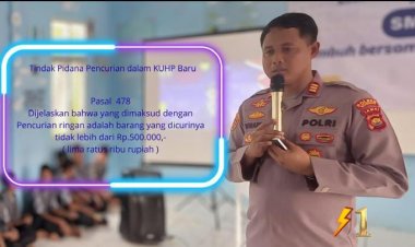 AKP Dr Winarno MH Sosialisasikan KUHP Baru kepada Masyarakat, Tekankan Batasan Pencurian Ringan