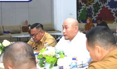 Rakor OPD Dipimpin Wako H Rachmat Hidayat, Realisasi Program Linggau Juara Capai Hampir 70 Persen