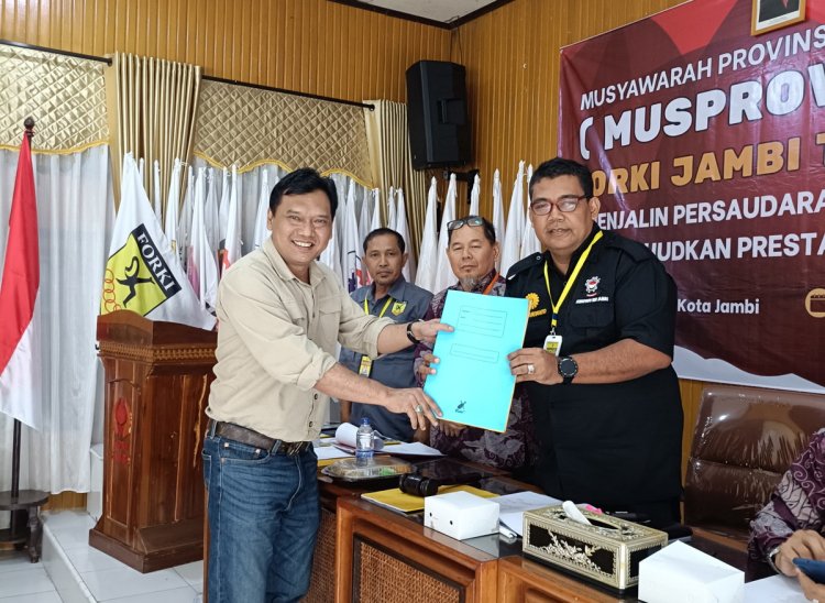 Abun Yani Terpilih sebagai Ketua Pengprov FORKI Jambi Periode Mendatang