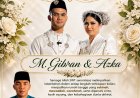 Camat Muko-muko Bathin VII Septian Arifin Ucapkan Selamat M. Gibran-Azka Resmi Menempuh Hidup Baru
