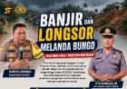Banjir dan Longsor Melanda Bungo, Polisi Imbau Warga Tingkatkan Kewaspadaan