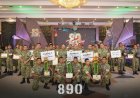 Satuan Jajaran Brigif TP 34 Cakra Buana Raih Prestasi Gemilang di Ajang Ton Tangkas HUT Kodam III/Siliwangi