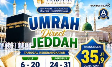 Tridaya Umroh & Haji Service Buka Paket Umrah Direct Jeddah, Harga Mulai Rp35,9 Juta