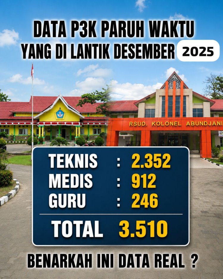 Pengangkatan PPPK Paruh Waktu di Merangin Mulai Kisruh, Dugaan Titipan Masa Lampau Kembali Mencuat