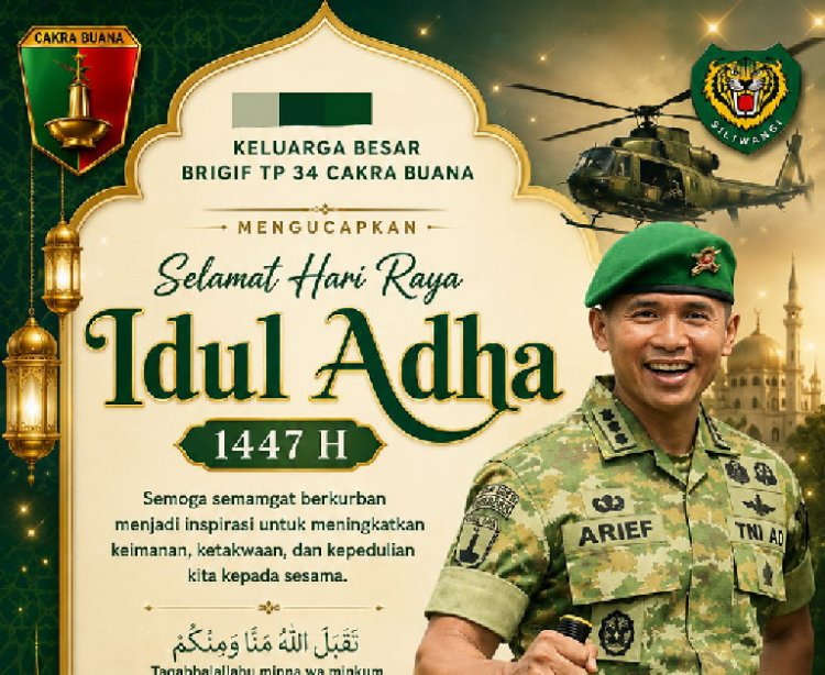 Momentum Idul Adha, Kolonel Inf. Arief Widyanto Ajak Prajurit dan Masyarakat Perkuat Silaturahmi