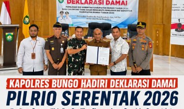 Jelang Pilrio Serentak 2026, Kapolres Bungo Ajak Calon Rio Tolak Politik Uang