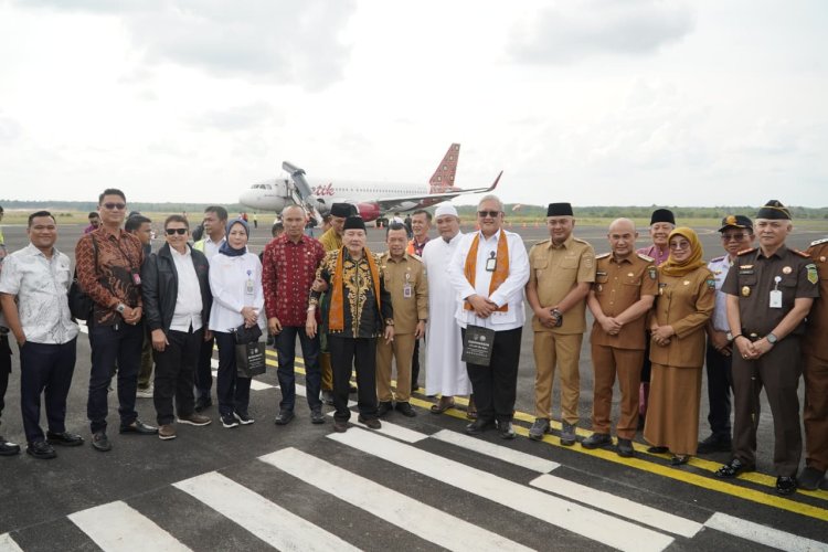 Gubernur Al Haris: Jakarta-Muara Bungo Batik Air Terbang Perdana, Ini Kunci Pemerataan