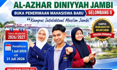 STKIP-STIT Al-Azhar Diniyyah Jambi Buka Penerimaan Mahasiswa Baru Gelombang II, Siapkan Calon Guru Berkarakter Murobbi dan Berjiwa Pemimpin