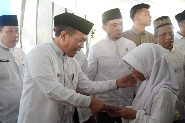 Gelar 10 Muharram 1448 H/2026 M, Pemprov Jambi Beri Santunan kepada 2.000 Anak Yatim dan Difabel