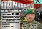 Kejuaraan Pencak Silat Terbuka Piala Dandim 0416/Bungo Tebo Resmi Digelar, Perebutkan Hadiah Rp40 Juta