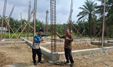 Ketua PDM Bungo Tinjau Pembangunan Masjid At-Tanwir Muhammadiyah, Ajak Umat Raih Amal Jariyah Melalui Donasi