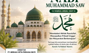 H. M. Rizal, ST: Maulid Nabi Jadi Momentum Memperkuat Akhlak dan Kebersamaan