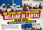 68 Siswa SDN 77 Aurgading Belajar di Lantai Sejak 2024, Meubelair Tak Kunjung Terealisasi