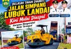 Belasan Tahun Dinanti, Jalan Simpang Lubuk Landai Kini Mulus Diaspal