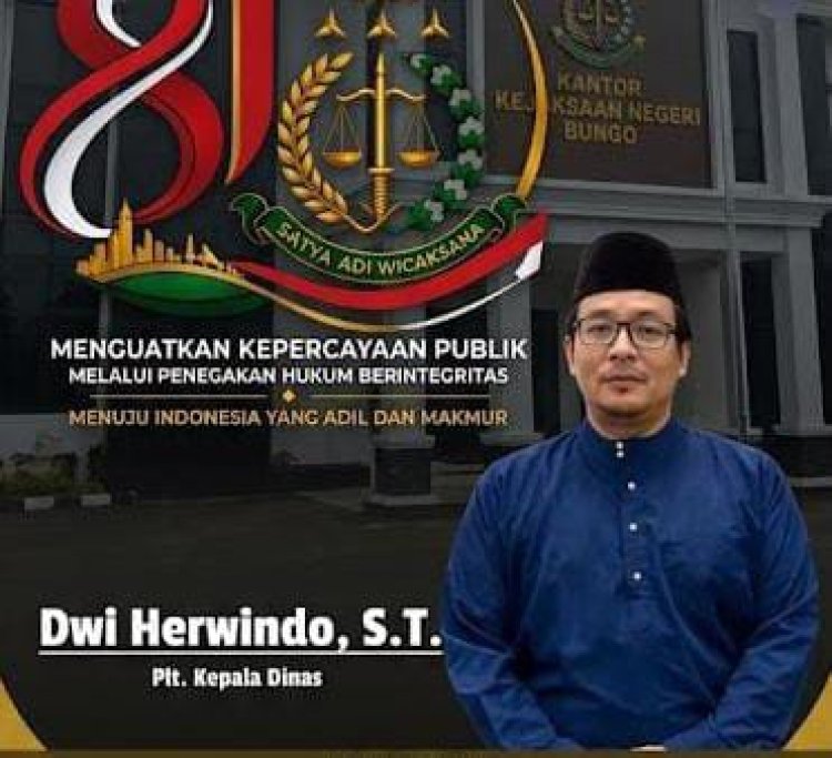 Sambut Hari Lahir Kejaksaan RI ke-81, Plt Kadis PUPR Bungo Dwi Herwindo Perkuat Sinergi Pembangunan dan Pengawasan Hukum
