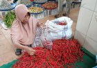 Harga Cabai Merah Makin Pedas, Tembus Rp100 Ribu Perkilogram di Pasar Rantau Ikil dan Tanjung Belit