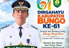 Datuk Rio Deni Novrizan SE Sampaikan Ucapan HUT ke-61 Kabupaten Bungo, Dukung Semangat Menuju Bungo Baru
