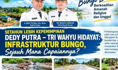 Setahun Lebih Kepemimpinan Dedy Putra-Tri Wahyu Hidayat: Infrastruktur Bungo, Sejauh Mana Capaiannya
