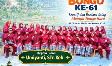 Puskesmas Rantau Ikil Ucapkan Dirgahayu Kabupaten Bungo ke-61, Dukung Bungo Maju dan Berdaya Saing