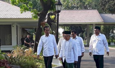 Ma'ruf Amin Berkunjung ke Kantor Wapres