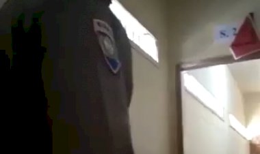 Viral!! Polisi Bungo Ceramah di Depan Tahanan