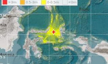 BREAKING NEWS!! Gempa 7,1 Mag di Sulut dan Malut, Peringatan Dini Tsunami